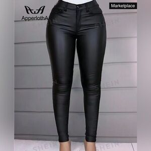 Apperloth thermal light leather pant